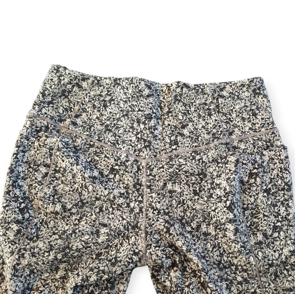Athleta Black & White Marled High-Rise Leggings - Picture 4 of 11